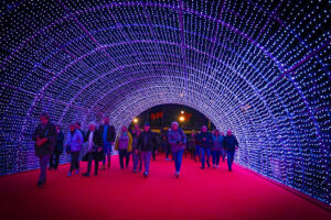 tunnel-lumineux-led
