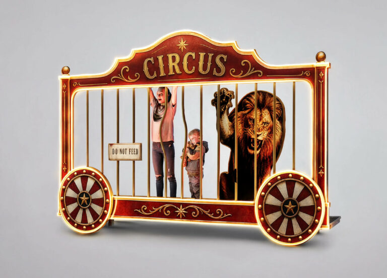 Caravane Circus lumineuse