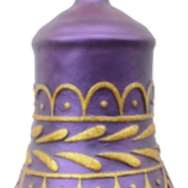 cloches-decoratives-violet-et-or-1